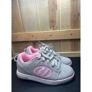 Heelys Voyager 770715 Womens Size 8 Gray & Pink Roller Skate Shoes